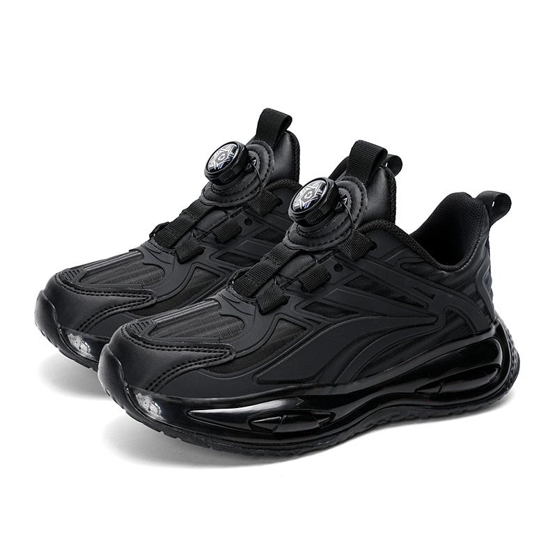 

Весенне-осенние детские кроссовки для девочек, спортивная баскетбольная обувь, модные кроссовки для мальчиков, спортивная обувь для девочек с вращающейся кнопкой 40 чёрный