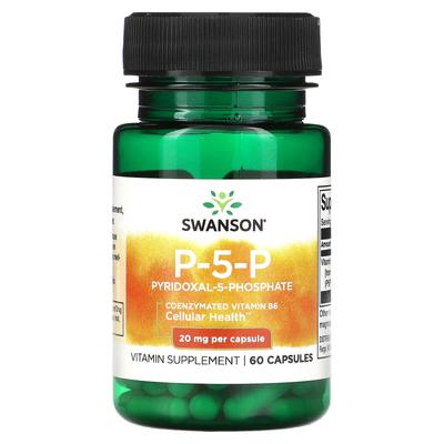 P-5-P Pyridoxal-5-phosphat, 20 mg, 60 Kapseln