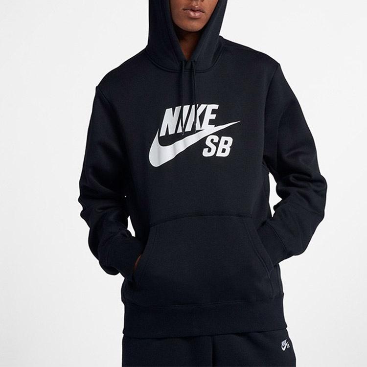 Nike SB Skateboard ICON Skate Hooded Fleece Men Black Men's AJ9734-010