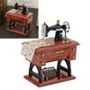 Mini Vintage Creative Retro Sewing Clockwork Music Box Gift Table Decoration