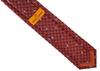 SIMON CARTER Panda Gingham Check Silk Tie (Antique Red)