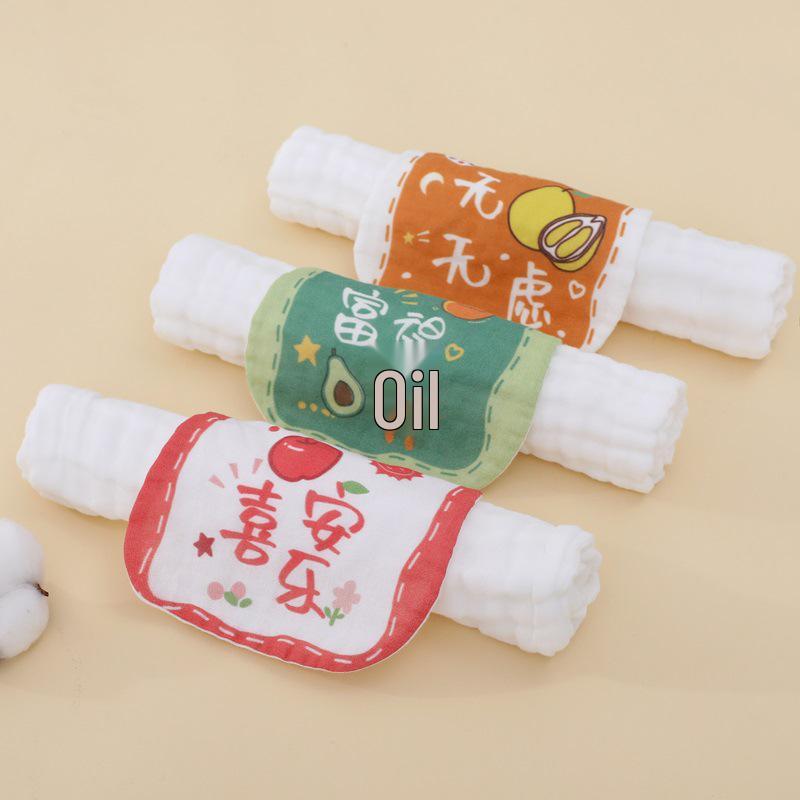 3-Piece Baby Towel Set: 6-Layer Pure Cotton Sweat-Absorbing Bubble Gauze Towels for Kids