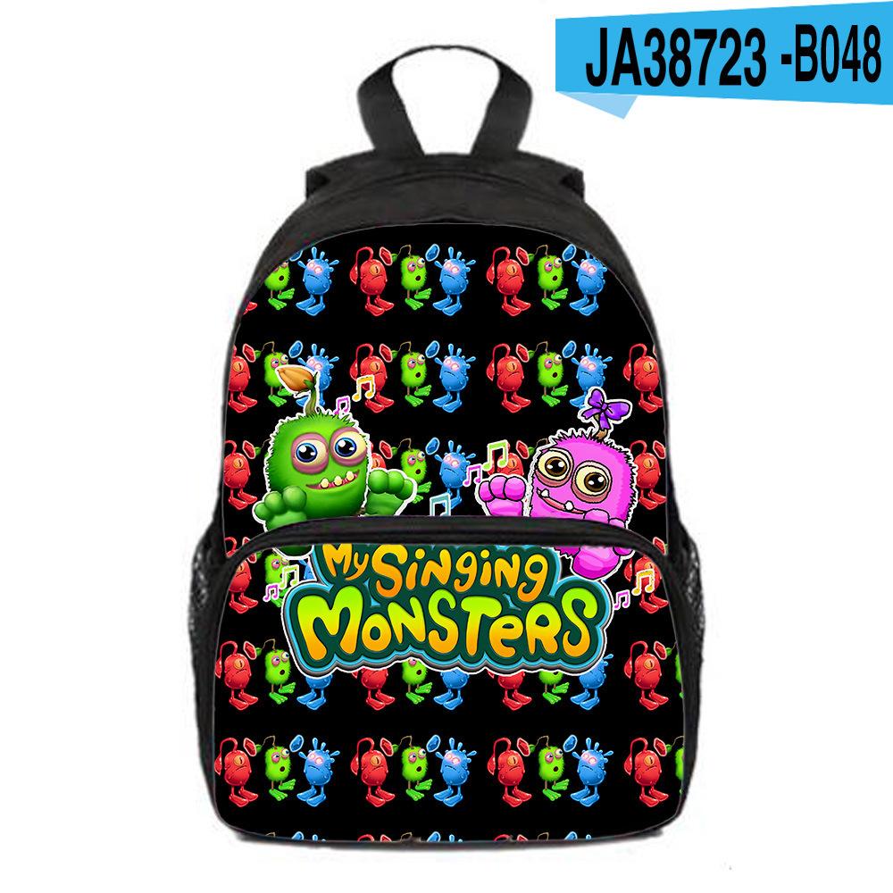 Zaino per Bambini Scuola Primaria e Materna Nuovo My Singing Monsters Concerto dei Mostri Zaino, Zaino Regalo