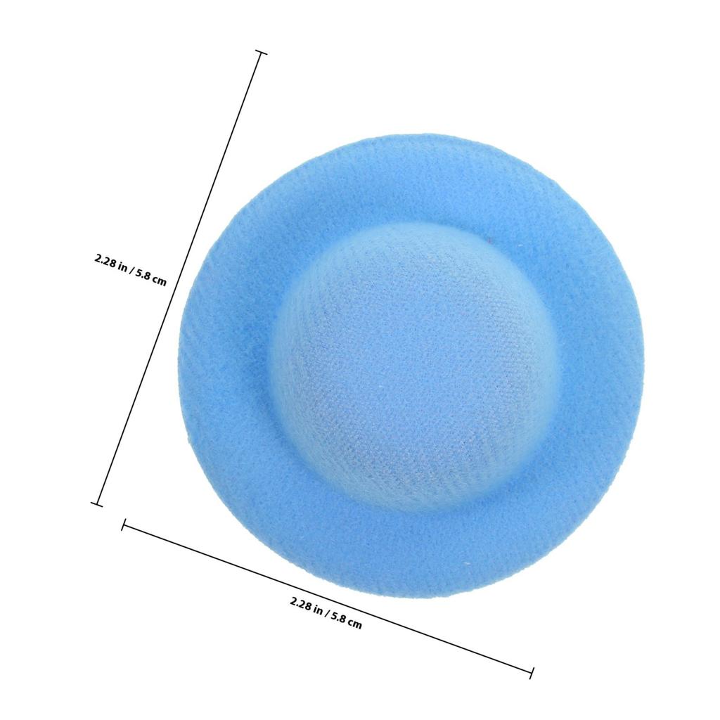 10Pcs Mini Straw Hats Small Hat Prop DIY Craft Decorative Mini House Photo Props Creative Ornament Small Hat Tiny Hats