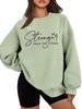Stronger Than the Storm Women's Plush Hoodie - Thickened Warm Autumn/Winter Style