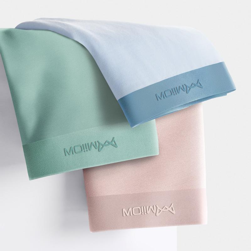 3 buc Lenjerie intimă fără cusături pentru bărbați Lenjerie intimă cu patru colțuri de culoare uni pentru bărbați Lenjerie intimă cu colț plat Toamnă și iarnă Lenjerie intimă respirabilă Boxer Brief