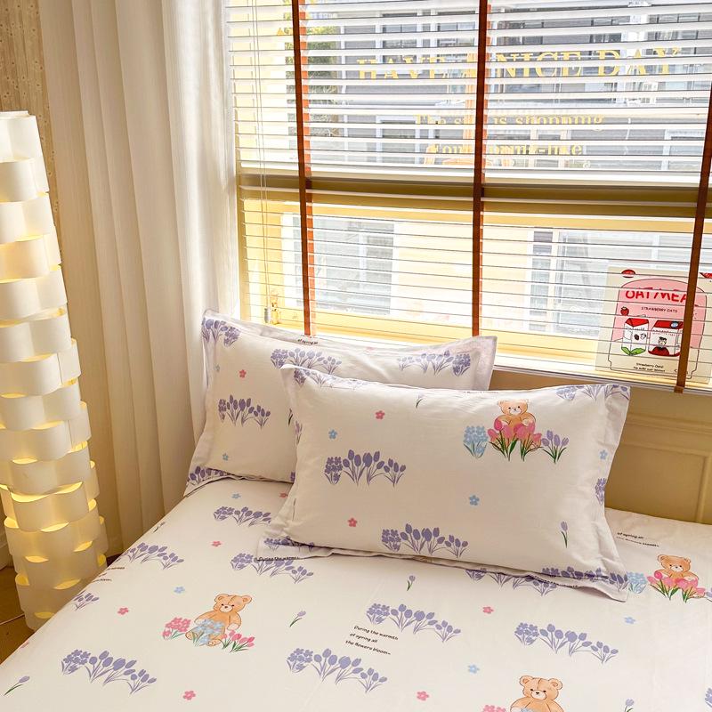 

Комплект подушек из 100% хлопка - Пара наволочек из чистого хлопка, одинарный размер, 48 см x 74 см 48×74cm (Single)