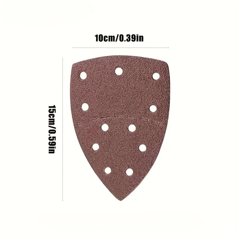 

10/50Pcs Sander - Mixed grit of 40-240 grit with 11 holes for mouse sander - perfect for finishing and polishing jobs! 40-60-120-240-320