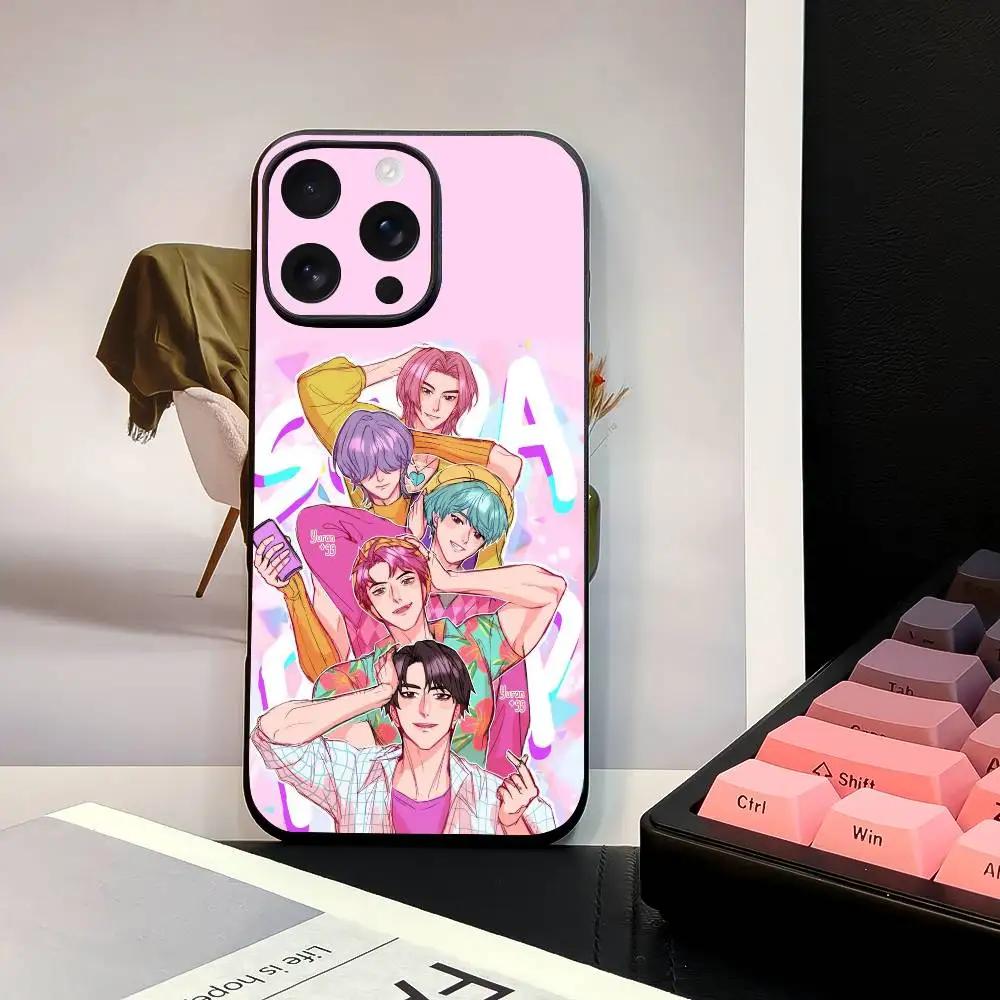 K-PopS D-Demon H-Hunters Anime Movie Phone Case Phone Case for iPhone 13-16 Plus Pro Max Satin Glossy Colorful