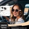 Bluetooth Smart Sunglasses: Polarized, UV & Blue Light Protection, Music & Call Compatible, with Replaceable Transparent Lenses