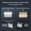 USB Rechargeable Bicycle Light Set Ultra Bright LED Headlight and Taillight for Night Cycling Safety
