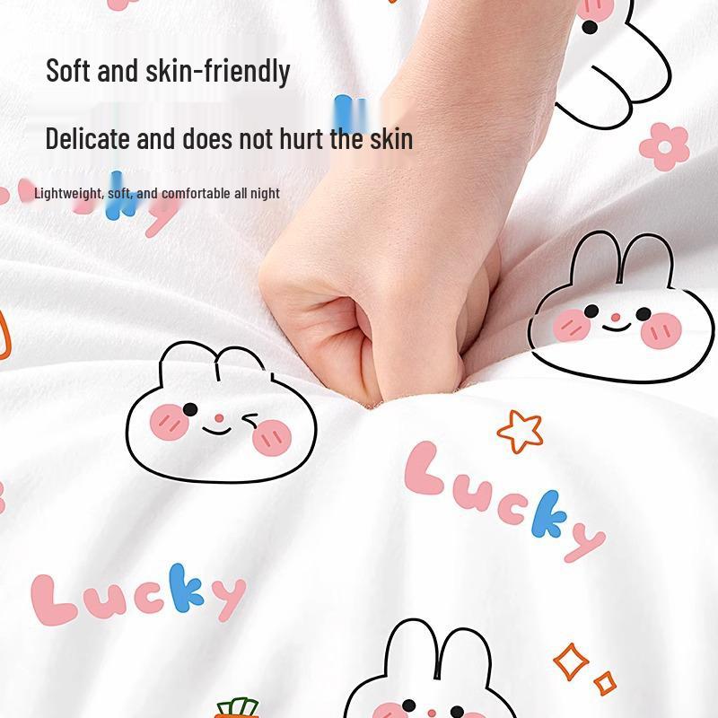 Disposable Hotel Bedding Set: Double Thick Anti-Dirty Sheets, Duvet & Pillow Covers, Quilt Cover - Four-Piece Travel Set