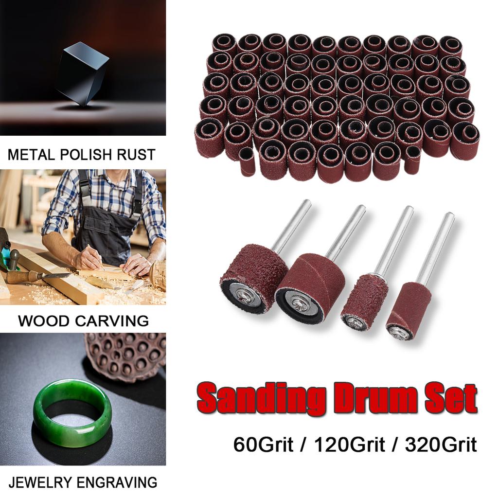Mini Abrasive Wire Polishing Pen Brush Rotary Tool for Wood 1//4/" Shank 120 Grit