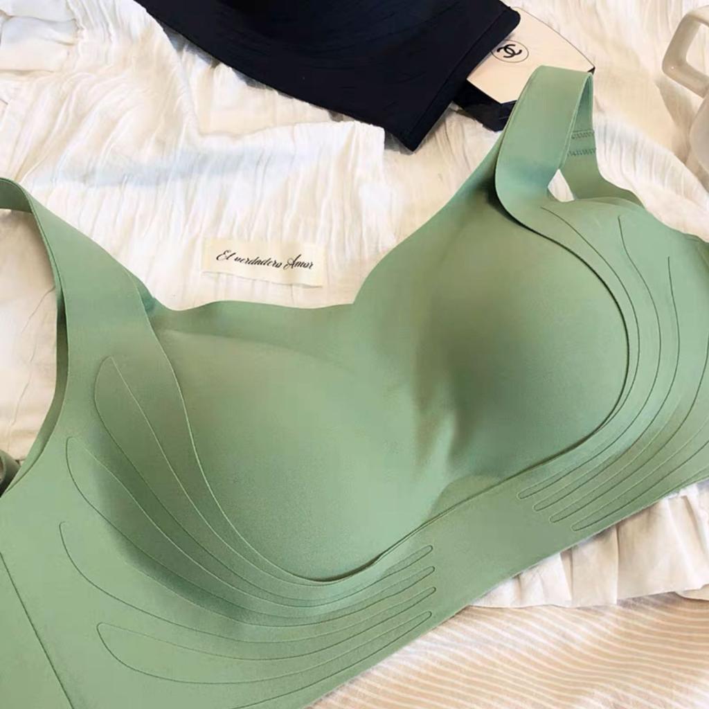 Traceless BH Frauen sammeln ohne Stahlring Unterwäsche Herbst und Winter bequemer BH einfarbiger BH unsichtbarer BH