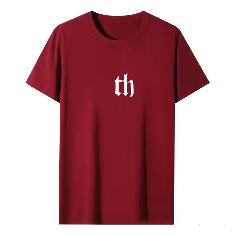 2025 Short-sleeved T-shirt Men And Women Letters Printed Simple Body Shirt Loose Basic Models Versatile Couple Casual Tops