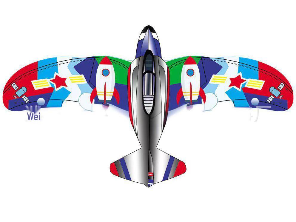 Dynamic Children's Swallow Butterfly Kite - Handheld Plastic Rod with Shaking Wings