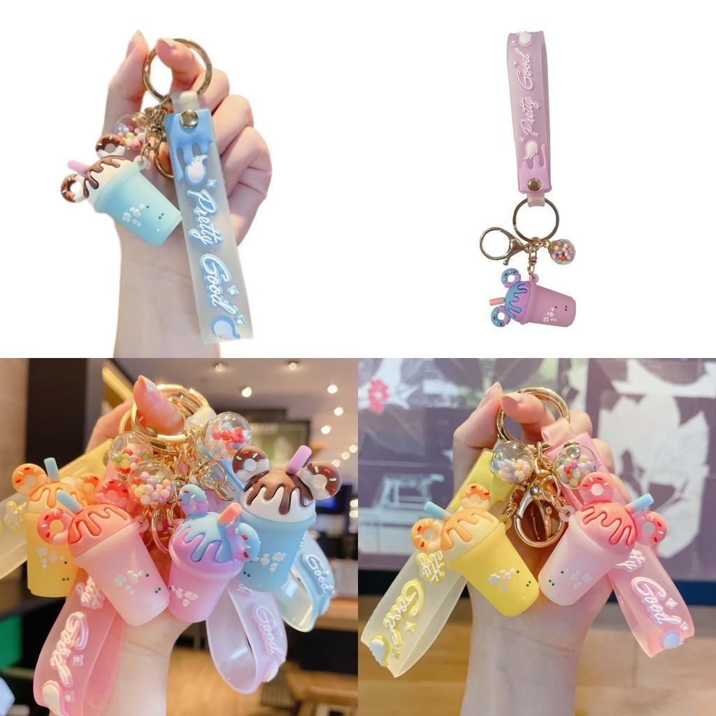 Cute Ice Cream Keychain Pvc Pendant Fashionable Gift Wholesale