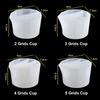 For Fun Silicone Distributing Cup Liquid Pigment Resin Color Mixing Cup Resin Cup for DIY Epoxy Resin Crafts Making Tools