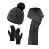 Cold Proof Gloves Elastic Woolen Hat Versatile Knitted Scarf  Windproof