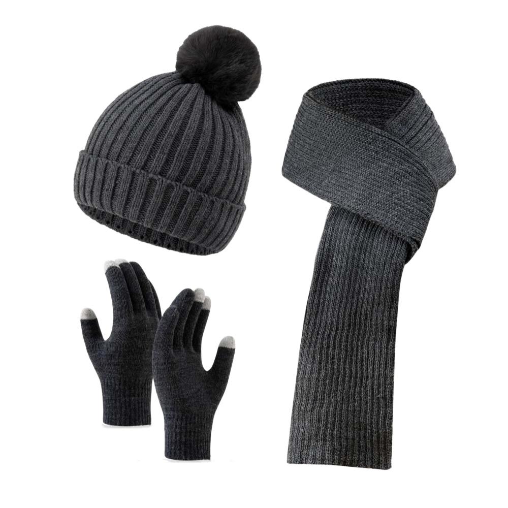 Cold Proof Gloves Elastic Woolen Hat Versatile Knitted Scarf  Windproof