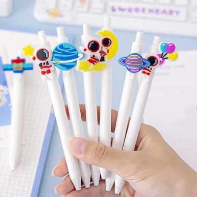 1 Piece Kawaii Cute Planet Astronaut Gel Pen School Office Supply Stationery Creative Sweet Press Lovely Cartoon Pens