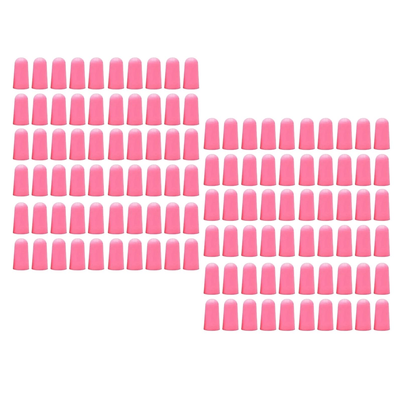 120PCS Soft Ear Plugs PU Noise Reduction Sound Blocking Earplugs for Sleeping Studying 38dB Pink Color: Pink