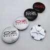 4 Stück OZ Racing Logo Emblem Auto Radnabendeckel 68MM Clips 63MM Räder Radkappe O.Z Abzeichen Felge Radnabendeckel Staubschutz Auto Zubehör