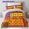 Ethnic Tribal Texture Pattern Bedding Quilt Set Quilt Cover Pillowcase Home Decoration Gift (1 * duvet cover + 2 * pillowcase, without core)