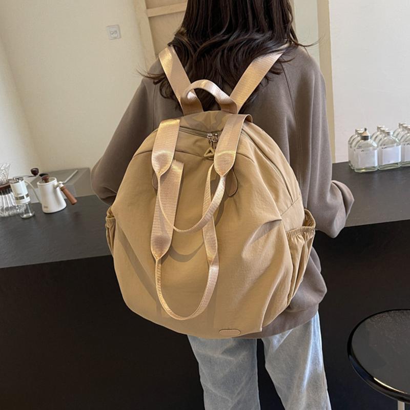 Women's Oxford Cloth Backpack Couples Matching Sports Daypack Lightweight Travel Bag with Adjustable Straps Rucksack CLE