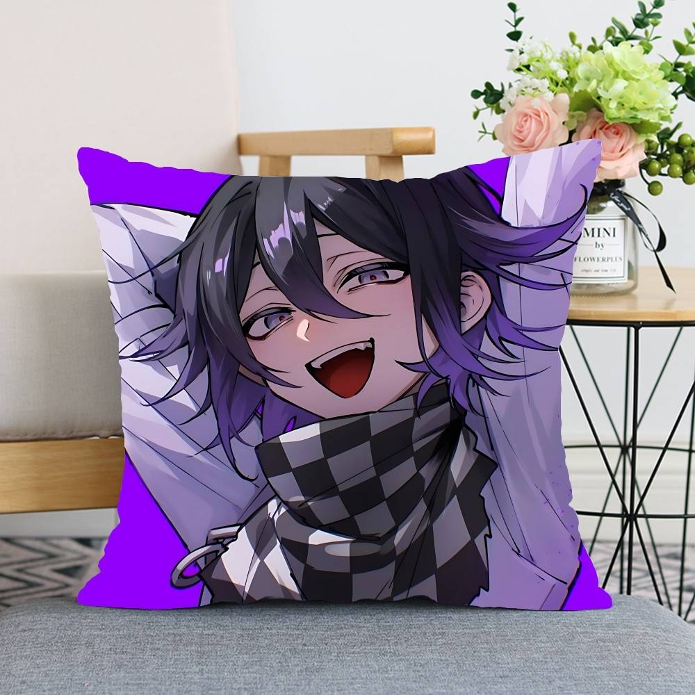 

Anime DDanganronpa Cute Throw Pillow Covers Pattern Cushion Cover Suitable For Sofa Bedroom Car Pillow Cover 40x40 cm
