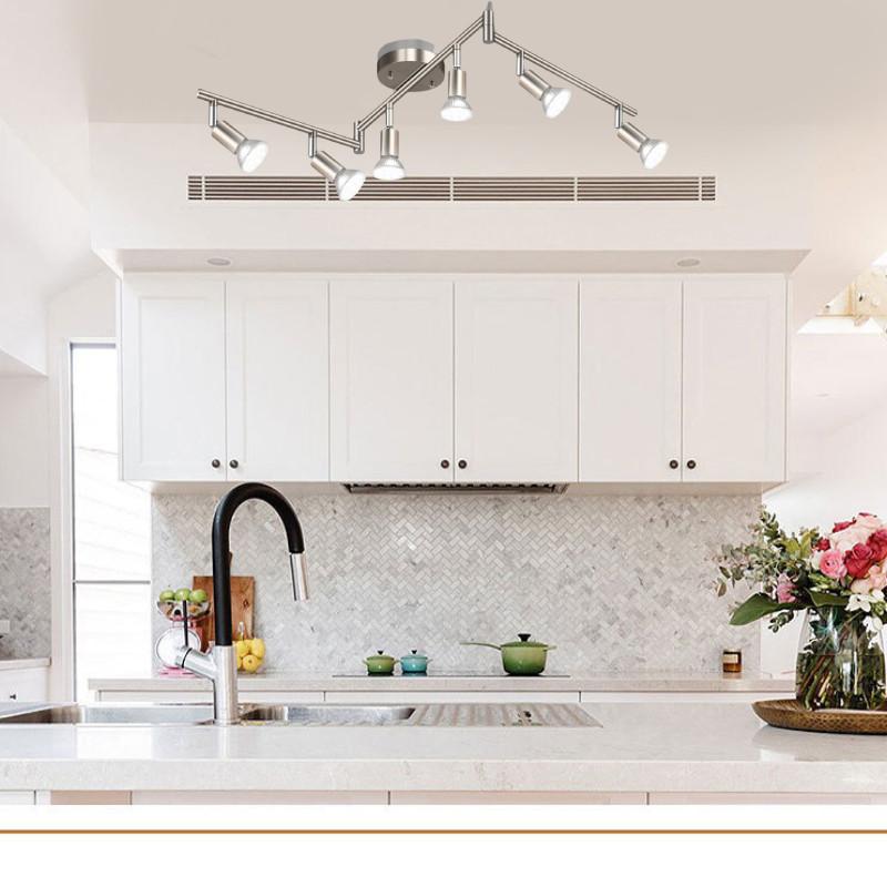 Modern Minimalist Iron Art Spotlight Decorative Lighting For Exhibition Background Walls