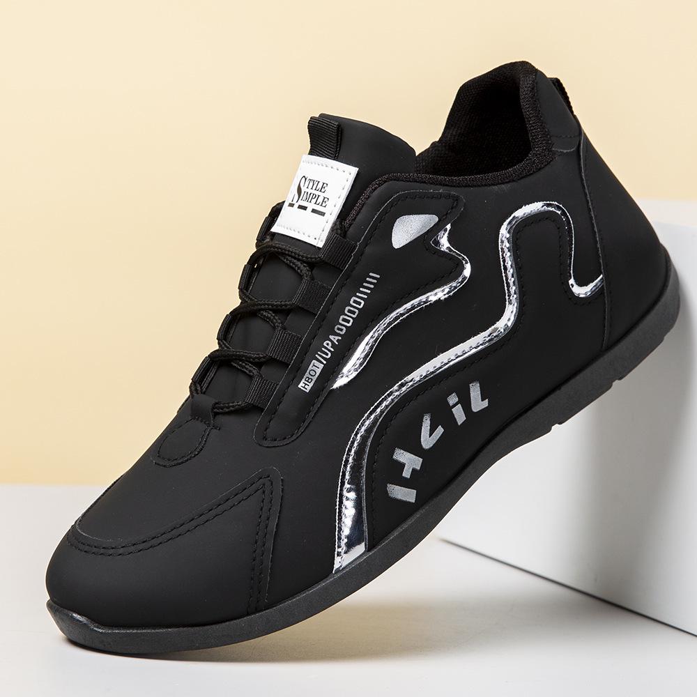 Men's All-Season Trendy Leather Travel Sneakers