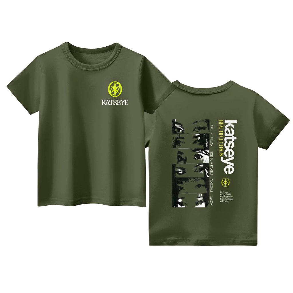 Lässiges, kurzärmliges, bedrucktes T-Shirt mit Rundhalsausschnitt für Kinder