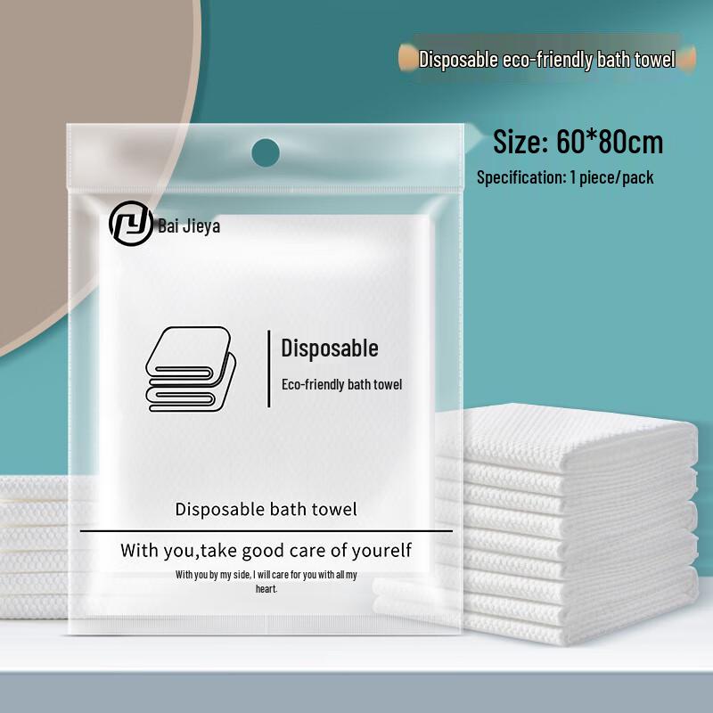 MDNG Disposable Wood Pulp Travel Towel, 5-Pack