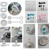 6pcs Water Bottle Straw Cover Cap Leak Stopper Reusable Silicone Straw Caps Stopper Washable Dustproof Water Bottle Accessories