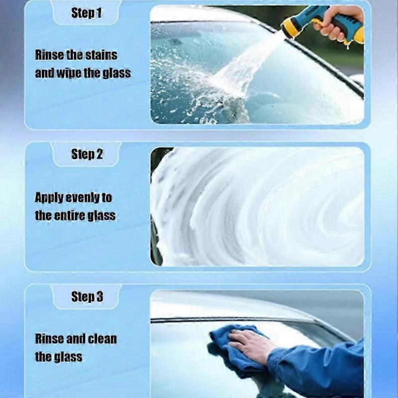100ml Odstraňovač olejového filmu ze skla auta Čistič autoskla Čisticí prostředek na sklo auta pro zrcátka a okna