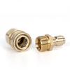 M22x15/14 Copper Adapter Quick Connect Kits for High Pressure Wash Machine Water Outlet for M22 Car Washer Gun Pipe Accessories
