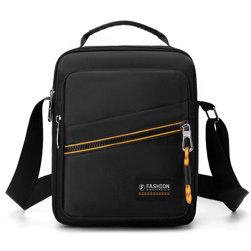 New Simple Casual Outdoor Shoulder Bag Men's Outdoor Waterproof Trend Handbag Men's Contrasting Color Messenger Bag