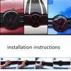 Styling Mouldings For VOLKSWAGEN VW Car Front Grill Badges Rear Trunk Emblem Lid Covers Logo Sticker For VW Volkswagen Golf 6 Go CWW1