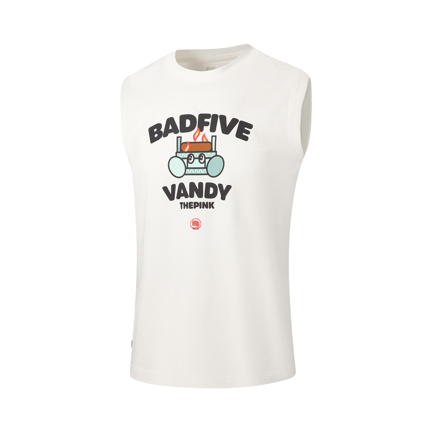 

Li Ning × Badfive Basketball Championship Casual Versatile Logo Print Sports Fitness Quick-Dry Cool Moisture-Wicking Tank Top Men tops AVSW117-3 3XL