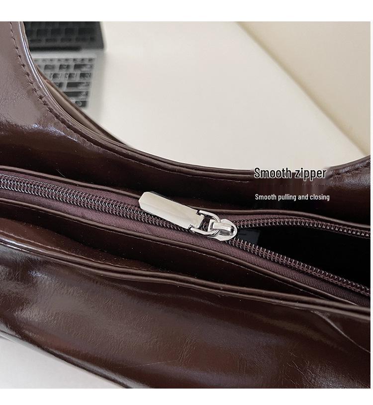 Women's Large Capacity Crossbody Bag - Solid Color PU Shoulder Handbag for Autumn/Winter