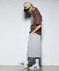 PHILIPPAKER [2Pack] Bermuda Giant One-Pleat Sweatshirt Crotch-Length Pants 2Pack