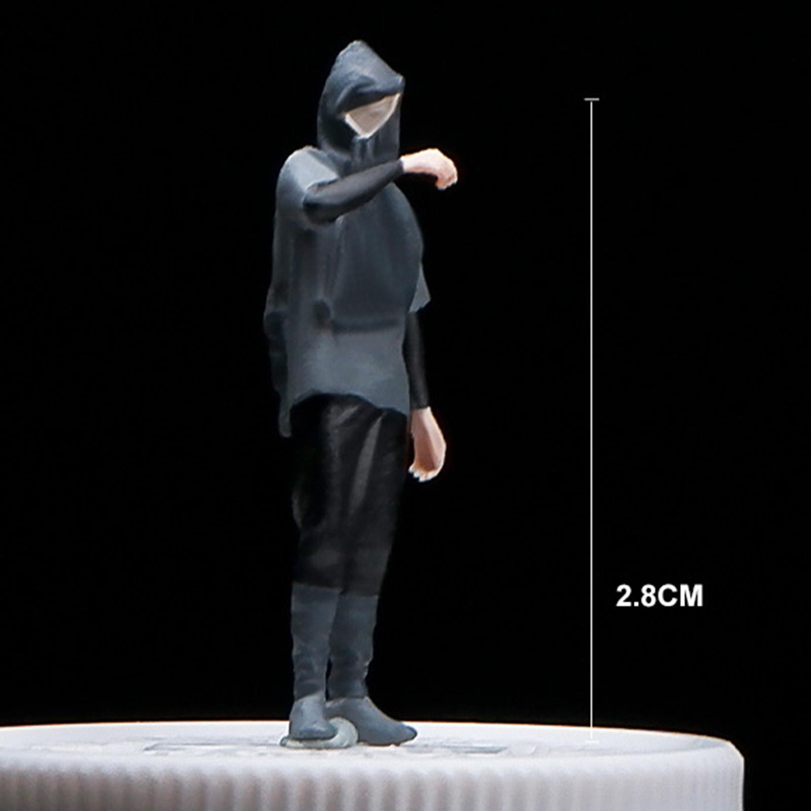 

1:64 People Figure Crafts Trendy Train Park Street People Figures Young Man