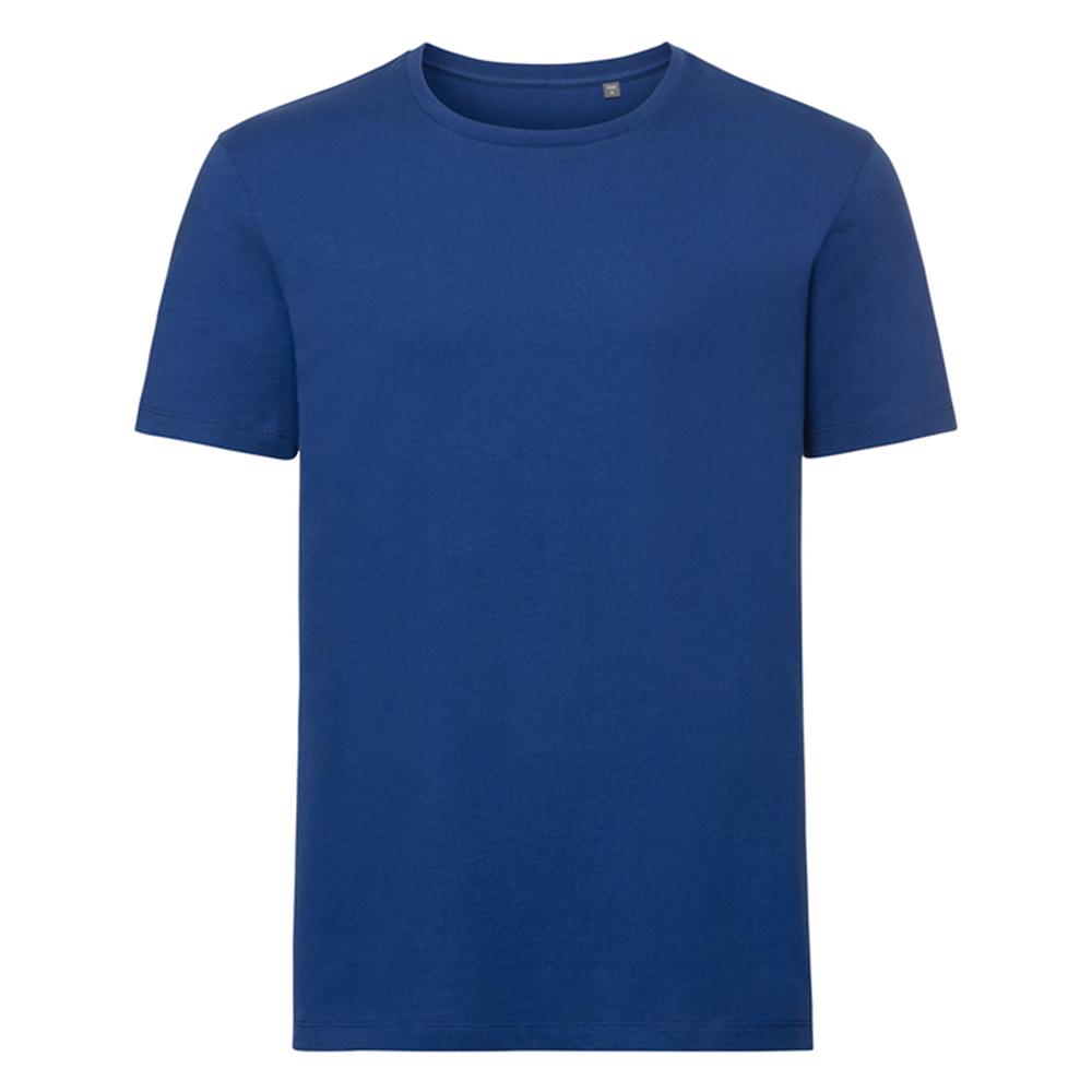 Russell Pure Organic Mens Plain T-Shirt