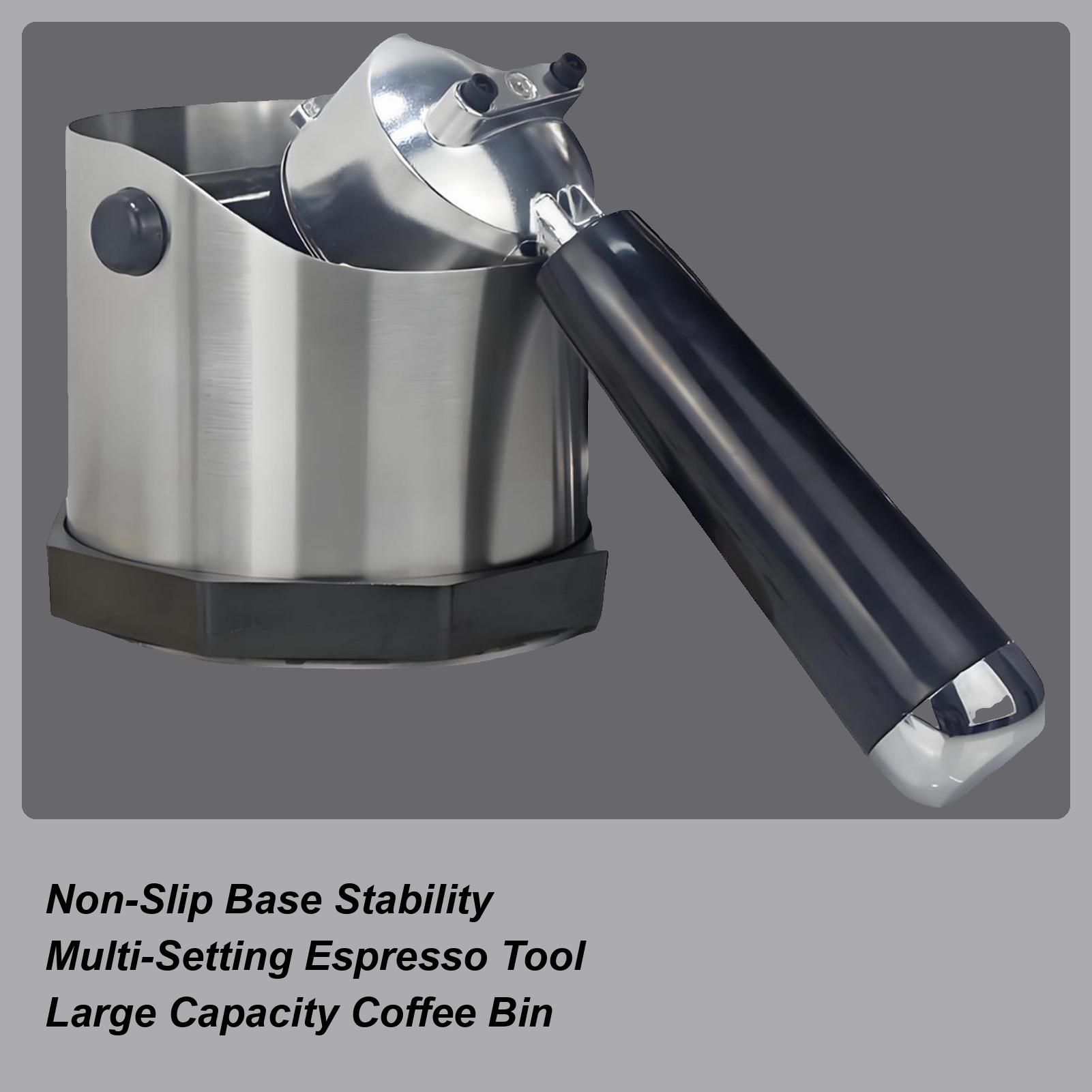 Coffee Knock Box Stainless Steel Bin With Non-Slip Base 750ml Knock Box Espresso Accessories For Home Countertop Bar Hotel Cafe China Mainland