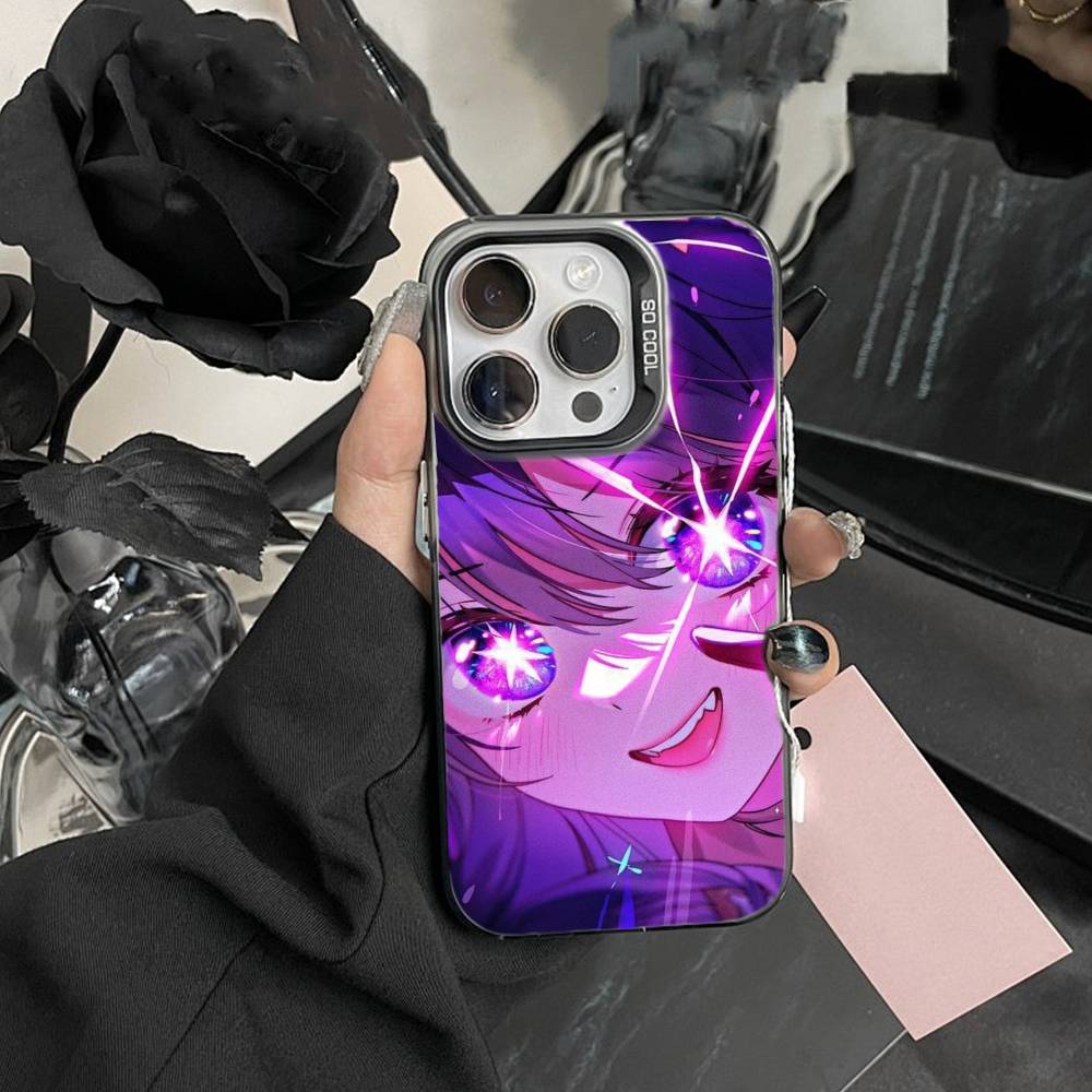 Oshi No Ko A-Anime Cute Phone Case For IPhone 16 17 15 14 12 13 Pro Max Black Color Shockproof Cover