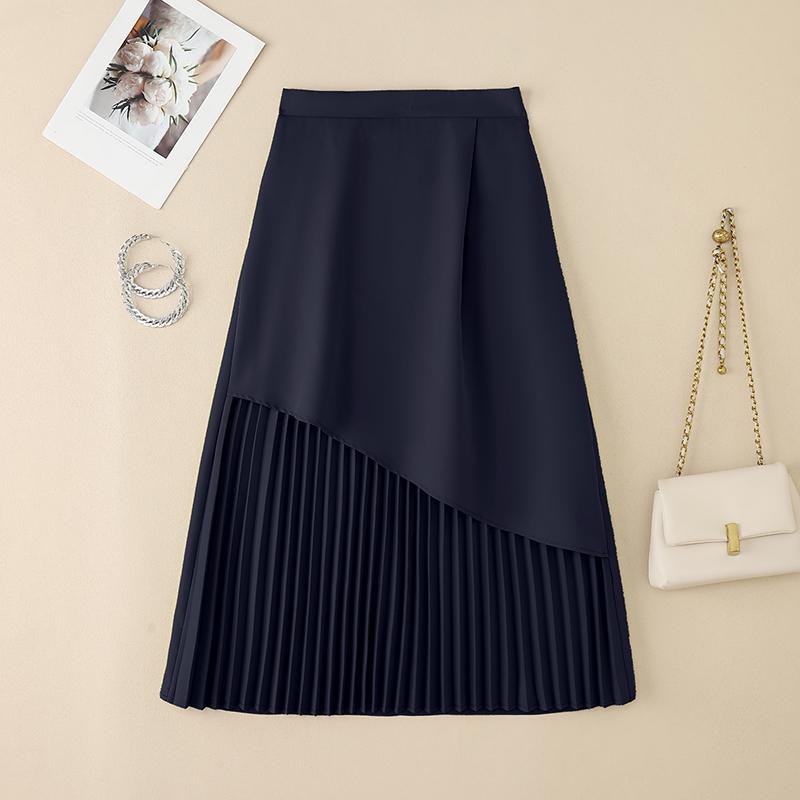 ZANZEA Dámské letní ležérní plisované sukně v patchworkovém stylu a jednobarevném provedení