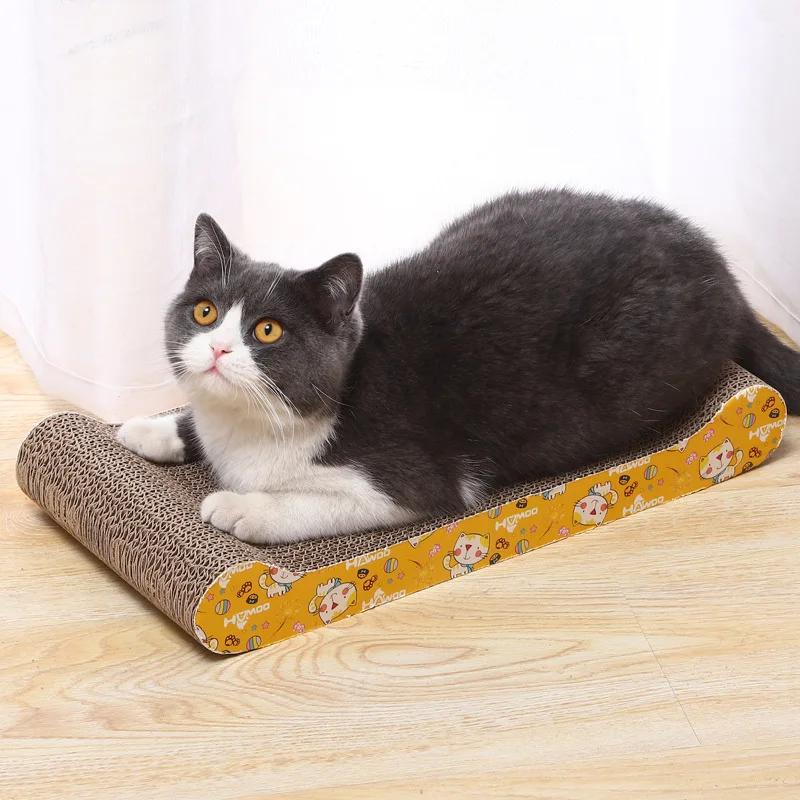 Katzenkratzbrett, Katzenschaber, Krallenschärfer, Karton, Wellpappe, kratzfestes Katzenkratzbrett, Katzenspielzeug, Schlafsofa