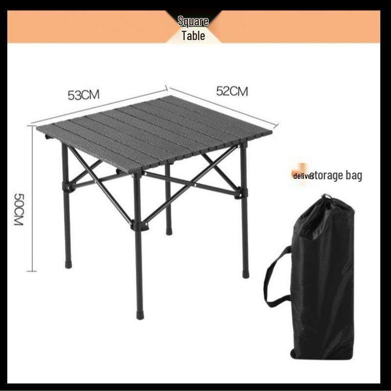 Folding Outdoor Camping Table - Thickened Portable Picnic & BBQ Equipment