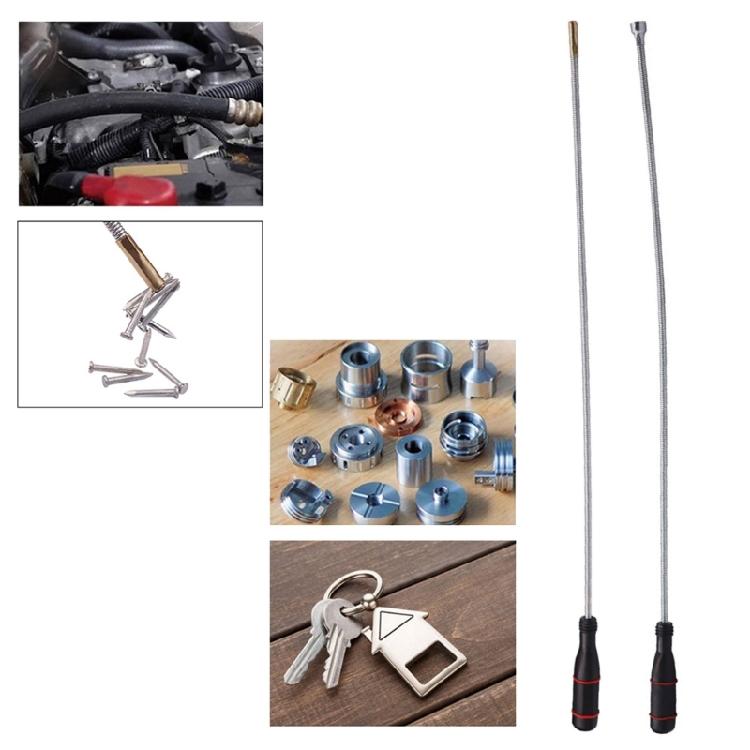 Magnetic Pick Up Tool Flexible Spring Magnet Pickup Tool Grip Grabbers for Garbage Pick Up Arm Extension